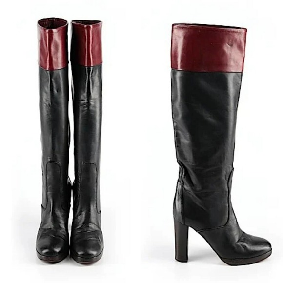 Chloe Shoes - Chloe color block knee high boots size US 7 EUR 37